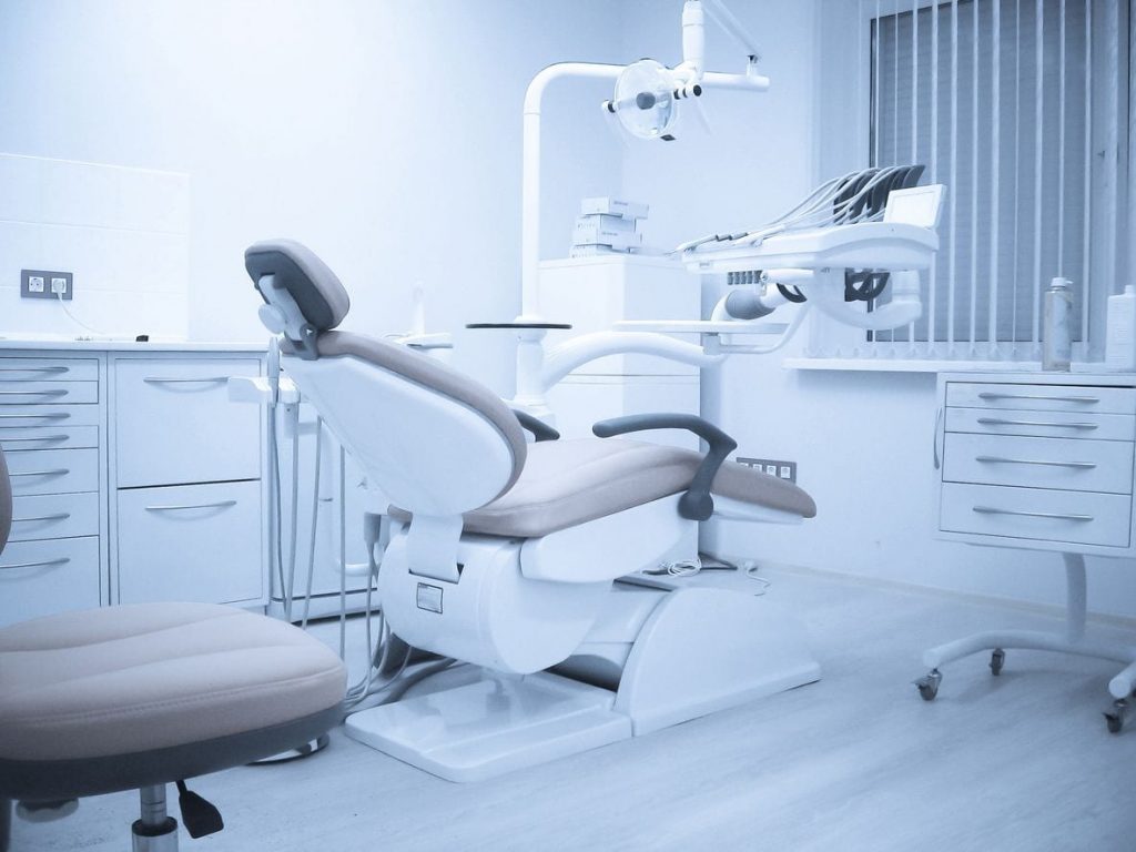 A dentists chair.